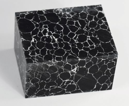 Black With White Web Tru-Stone Block - 1.1